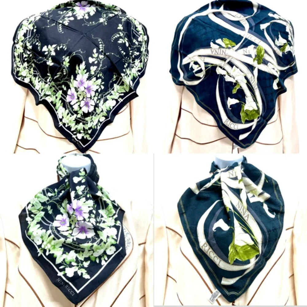 2) NINA RICCI PARIS  Cotton Mi SCARF  22